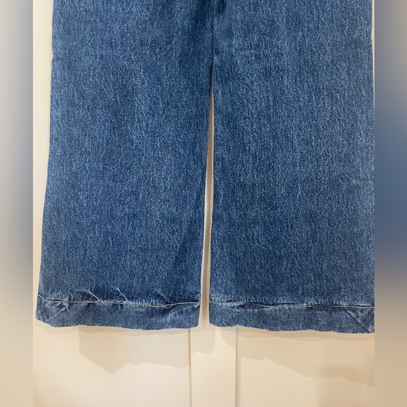7 For All Mankind Cropped Jo with Side Slit Wide Leg Jeans 27 - Picture 11 of 12